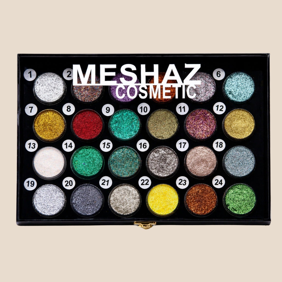 Best Luxury 24-Color Glitter Eyeshadow Palette in Pakistan – Shine with Every Look