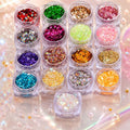 Meshaz Chunky Glitter Set | 17 Colors Face, Body & Nail Glitter