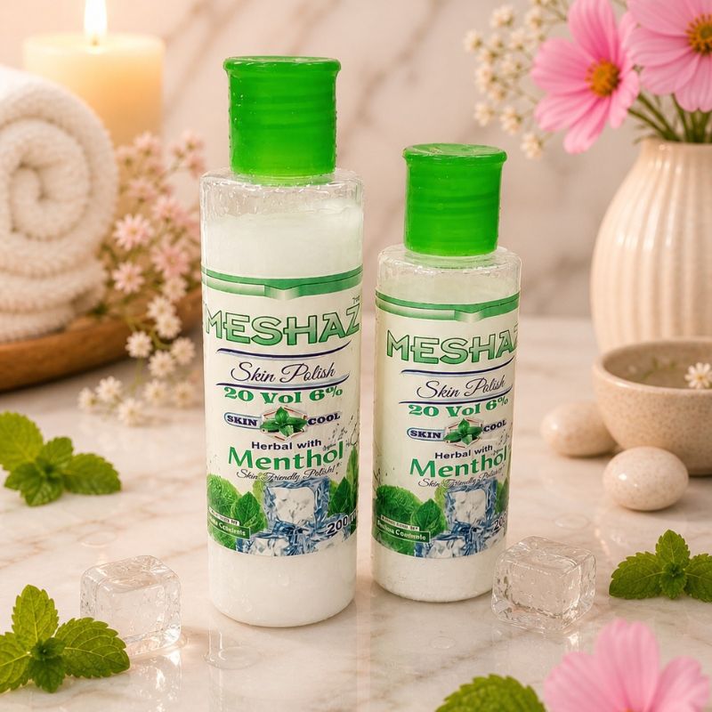 Meshaz Menthol Skin Polish 20 Vol 6% | Cooling Skin Brightener