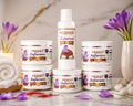 Meshaz Zafarani Facial Kit – 6 Step Brightening, Whitening & Glow Skincare Kit Pakistan