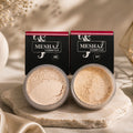 Meshaz Cosmetics Loose Setting Powder – Smooth, Flawless Finish (Shades 01 & 02)