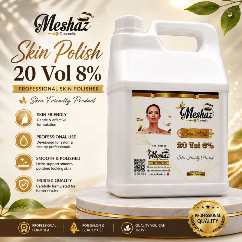 Meshaz Skin Polish 20 Vol 8% – Professional Skin Polisher | Skin-Friendly Formula
